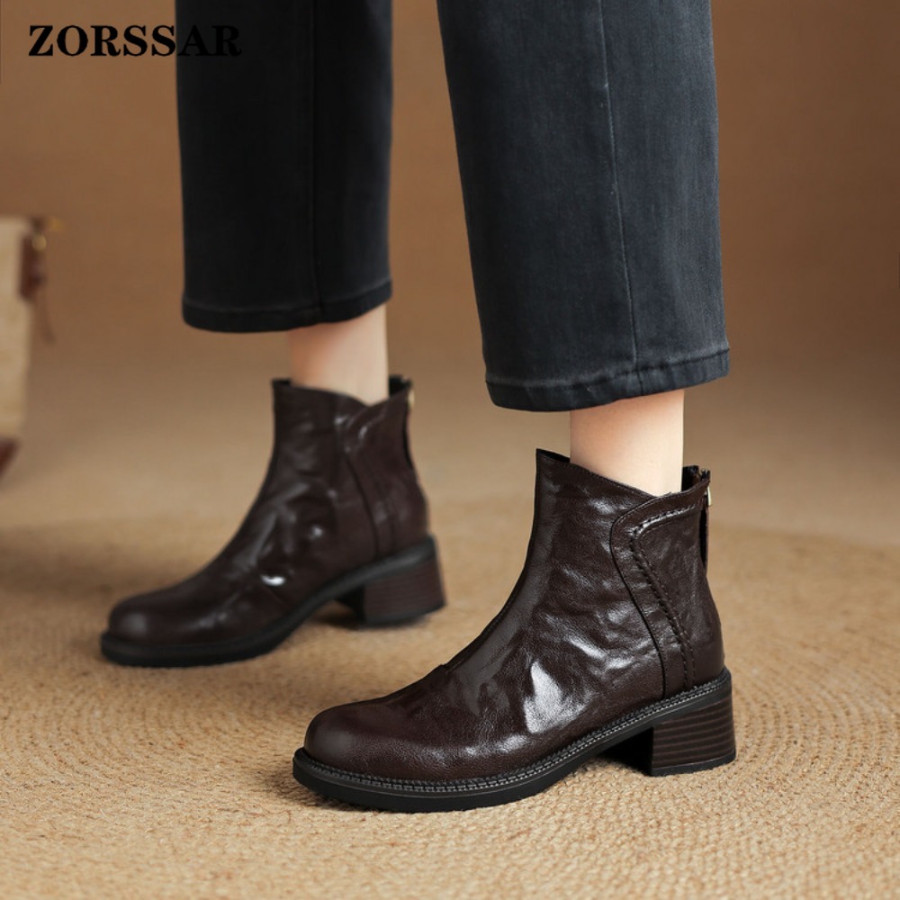 Women'S Shoes In Size 12 - Zorssar Big Size 34-42 Cow Leather
