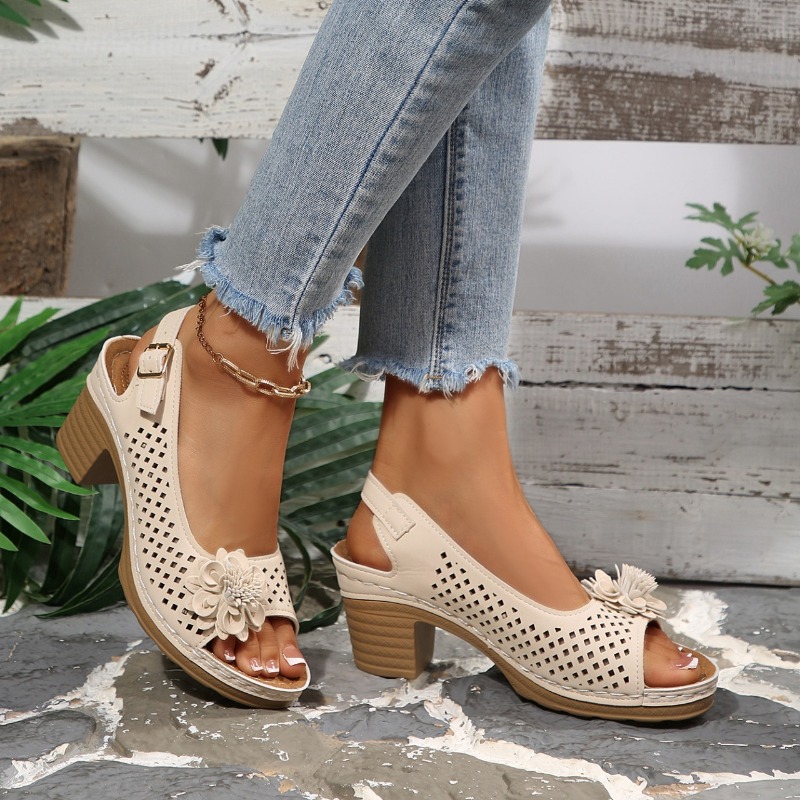 Women Chunky Heel Sandals Summ - Women'S Shoes Quality 评论和价格