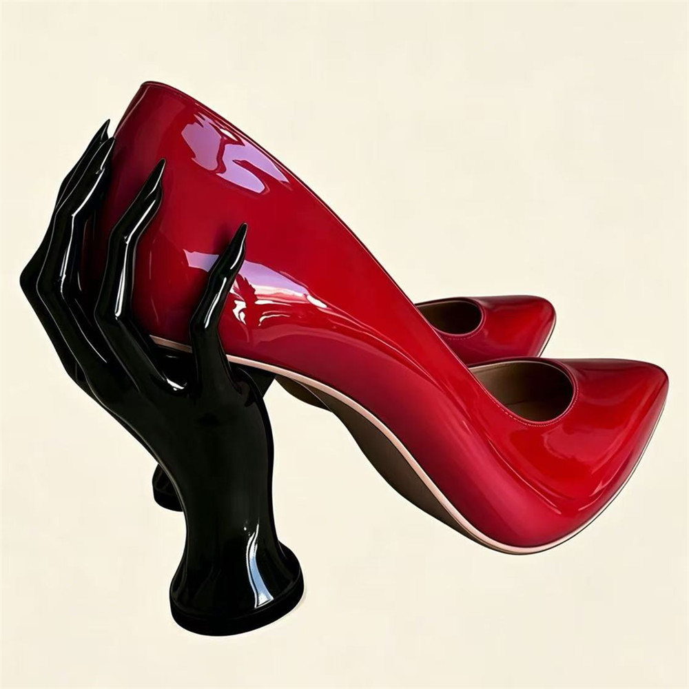 2026 New Women Red Patent Leat - Women'S Shoes Hands Free 评论和价格