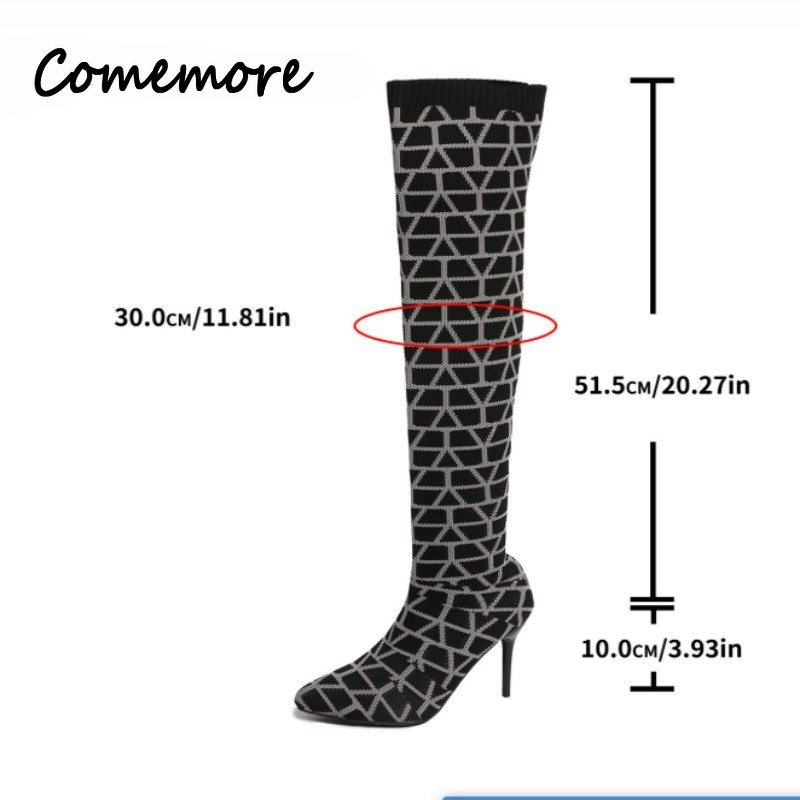 Comemore Women's 2026 Spring A - Sock Boot Women 评论和价格