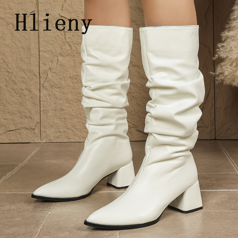 Hlieny Fashion Pleated Leather - Women'S Shoes In Size 12 评论和价格