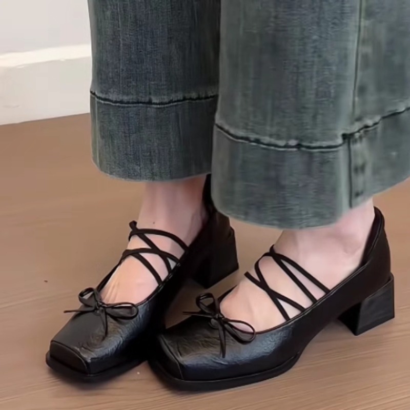 Single Shoes Fashion New Squar - Women'S Shoes In Size 12 评论和价格