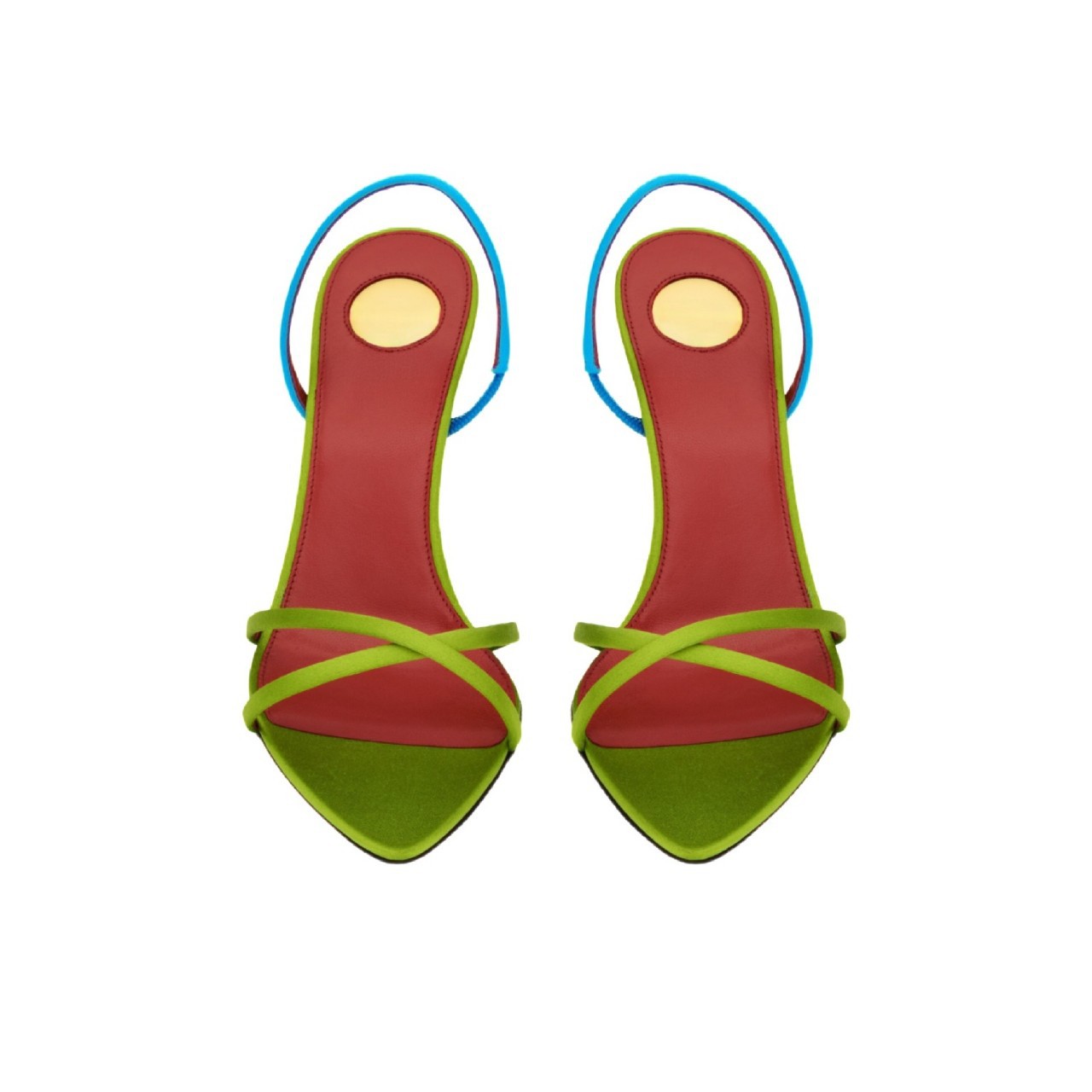 Women's Color Block Satin Cris - Women'S Shoes Quality 评论和价格