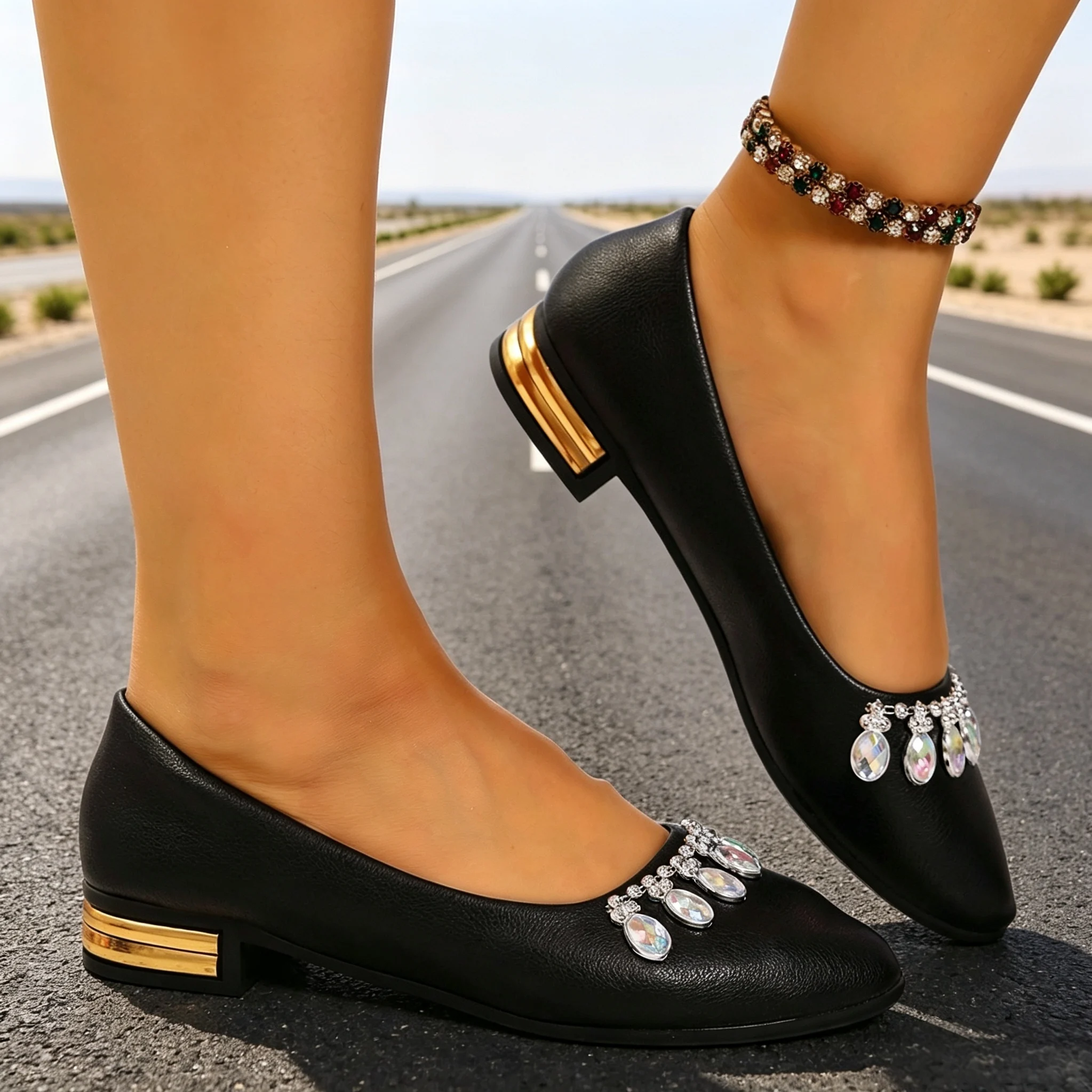 Women Flats Pointed Toe Ballet - Women'S Shoes Quality 评论和价格