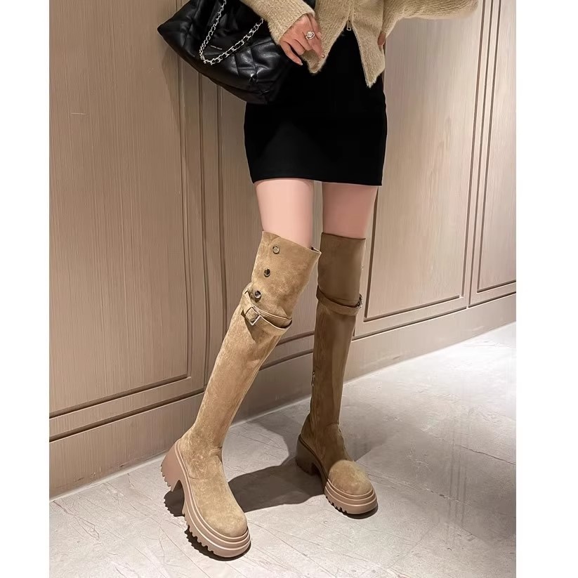 Knee over boots 2025 retro wes - Sock Boot Women 评论和价格