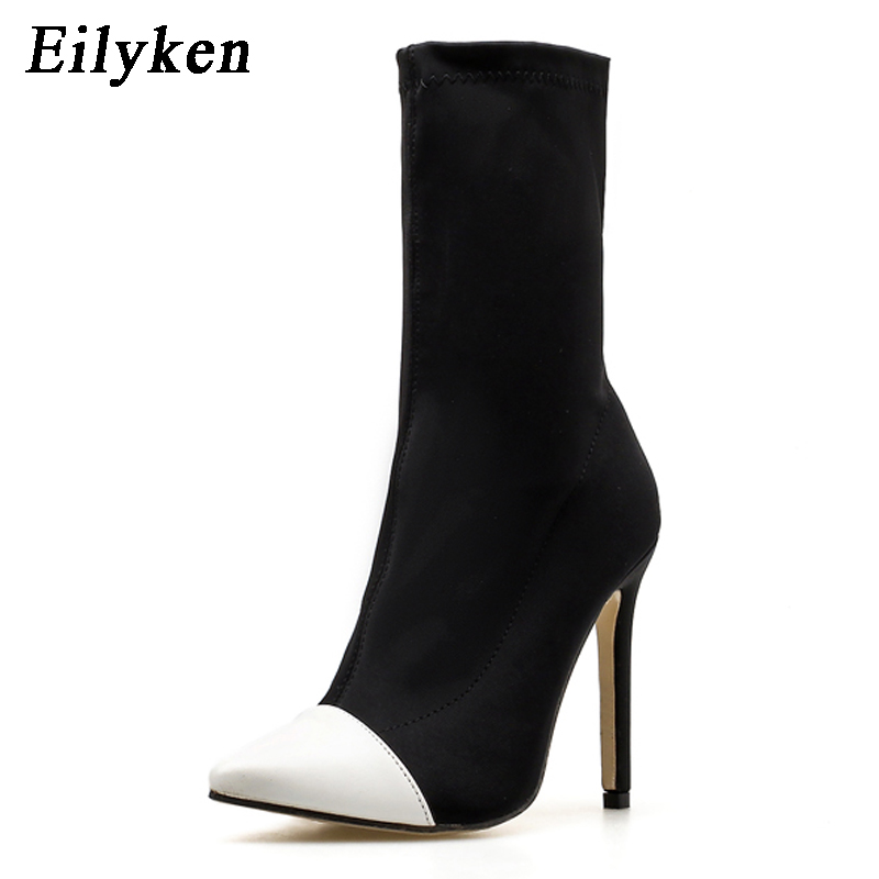 Eilyken Stretch Fabric Short A - Sock Boot Women 评论和价格