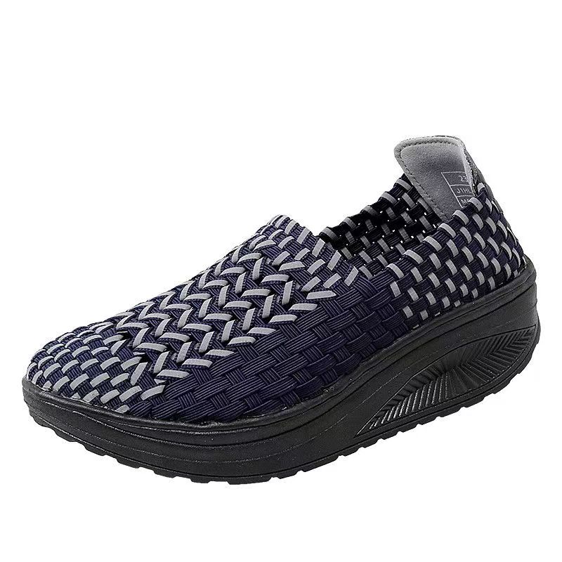 Woman Hand Woven Wedges Casual - Women'S Shoes Hands Free 评论和价格