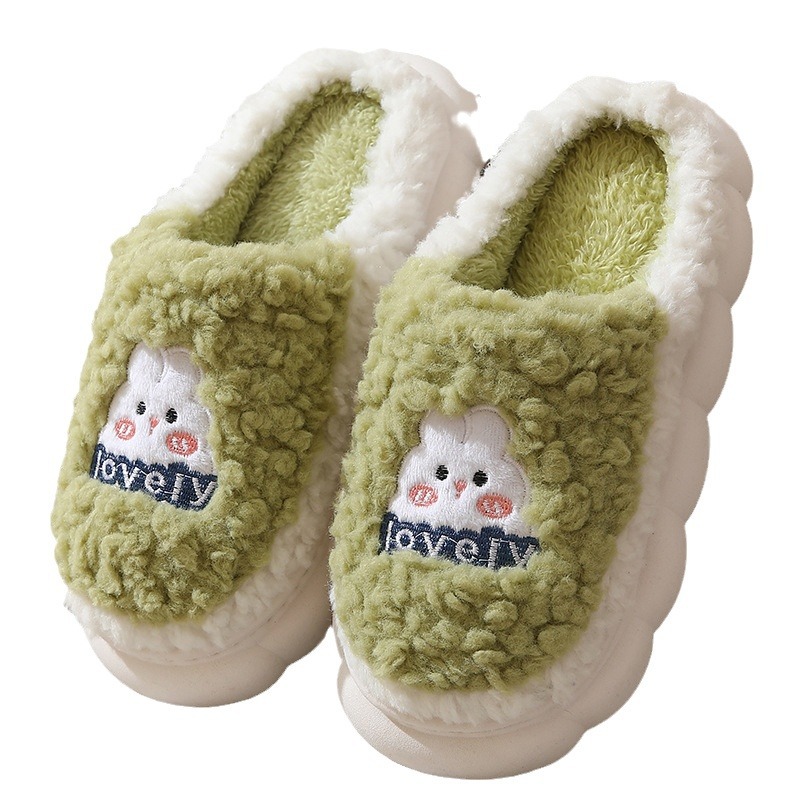 Women Winter Cartoon Cute Fluf - Fluffy Fur Slipper 评论和价格